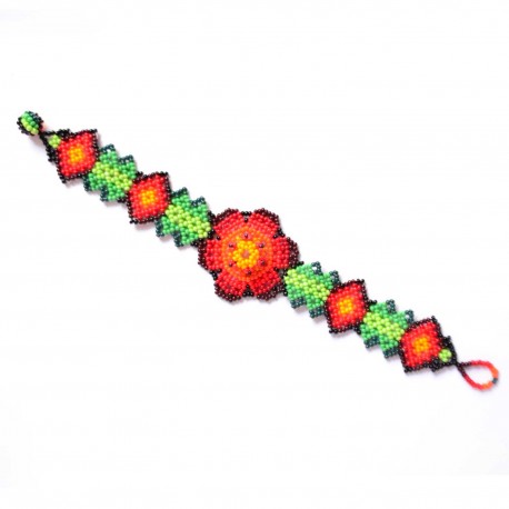 Pulsera de chaquira | Huichol