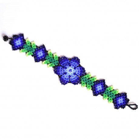 Pulsera de chaquira | Huichol