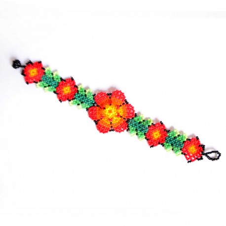 Pulsera de chaquira | Huichol