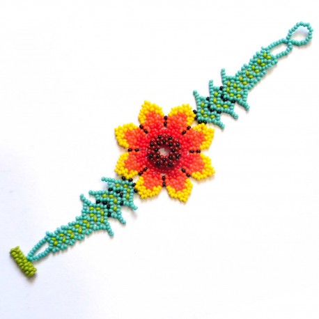 Pulsera de chaquira | Huichol