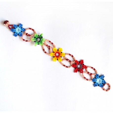 Pulsera de chaquira | Huichol