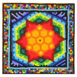 Cuadro de chaquira | Arte Huichol