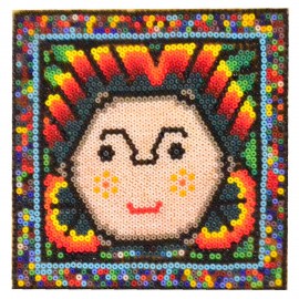 Cuadro de chaquira | Arte Huichol