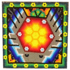 Cuadro de chaquira | Arte Huichol