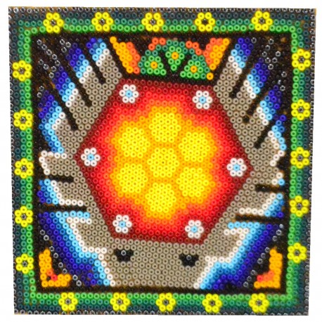 Cuadro de chaquira | Arte Huichol