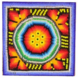 Cuadro de chaquira | Arte Huichol