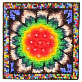 Cuadro de chaquira | Arte Huichol