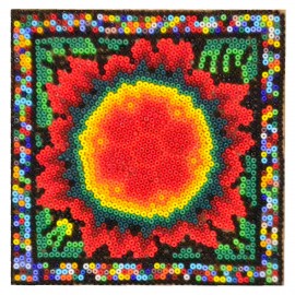 Cuadro de chaquira | Arte Huichol