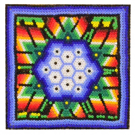 Cuadro de chaquira | Arte Huichol