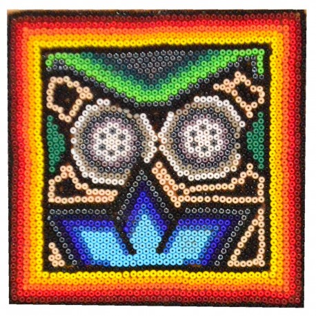 Cuadro de chaquira | Arte Huichol