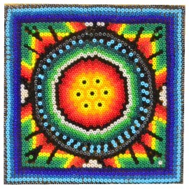 Cuadro de chaquira | Huichol