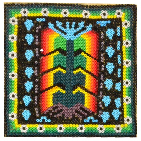 Cuadro de chaquira | Arte Huichol