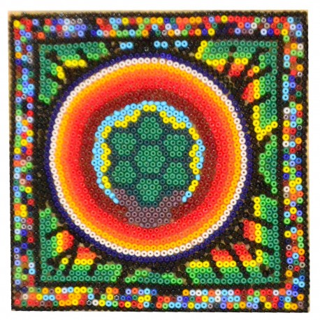 Cuadro de chaquira | Huichol