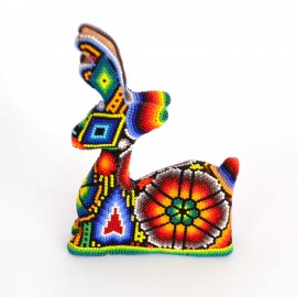 Venado | Arte Huichol,Perro Chihuahua | Arte Huichol