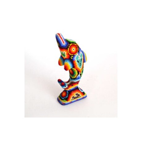 Perro Chihuahua | Huichol,Venado | Arte Huichol